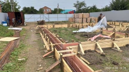 Фундамент плита отмостка стяжка  Армавир