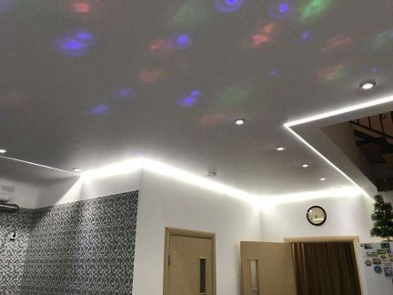 Натяжные потолки фотопечать уровни подсветки  Армавир