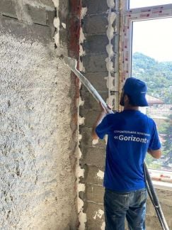 Штукатурка стен механизированным сп. Механизирован  Армавир