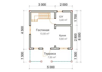 Гостевой дом из профилированного бруса  - купить на сайте объявлений Крым онлайн