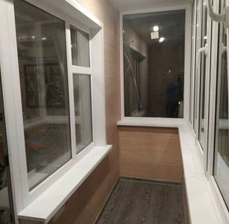 Отделка балконов, балконы под ключ, окна пвх  Армавир