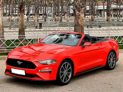 Прокат красного кабриолета Ford Mustang 2020  Армавир