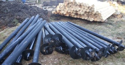 Монтаж винтовых свай, бурение, буро-набивные  Армавир