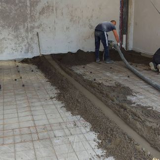 Стяжка пола на тёплый пол  Армавир