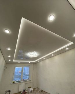 Натяжные потолки сатин  Армавир