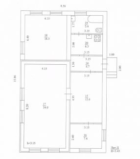 Дом 92.1 м кв. на участке 3.2 сот.  - купить на сайте объявлений Армавир онлайн