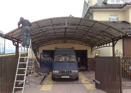 Навесы из поликарбоната,профнастила ворота,заборы  - купить на сайте объявлений Армавир онлайн