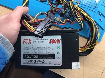 Блок питания Fox 500w  - купить на сайте объявлений Армавир онлайн