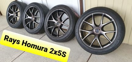 R19 спортяги, rays homura 2X5S, в наличии  Армавир