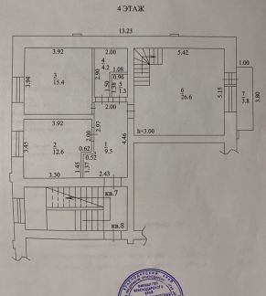 7-к квартира, 160 м кв., 4/5 эт.  Армавир