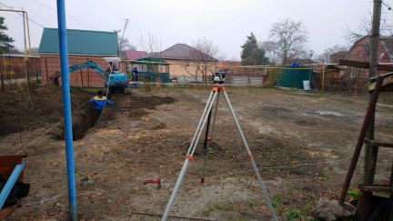 Нивелирные работы, разметка проекта на участке  - купить на сайте объявлений Армавир онлайн