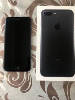Телефон iPhone 7+ 32 Gb чёрный матовый  - купить на сайте объявлений Армавир онлайн