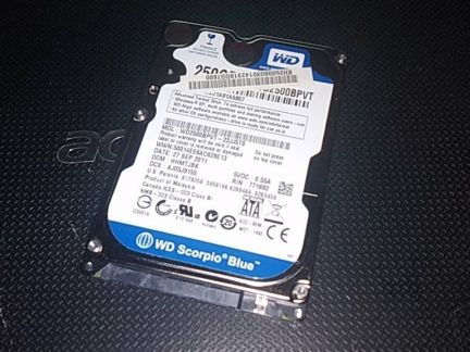 Жесткий диск 2.5 WD Blue 250Gb  - купить на сайте объявлений Армавир онлайн